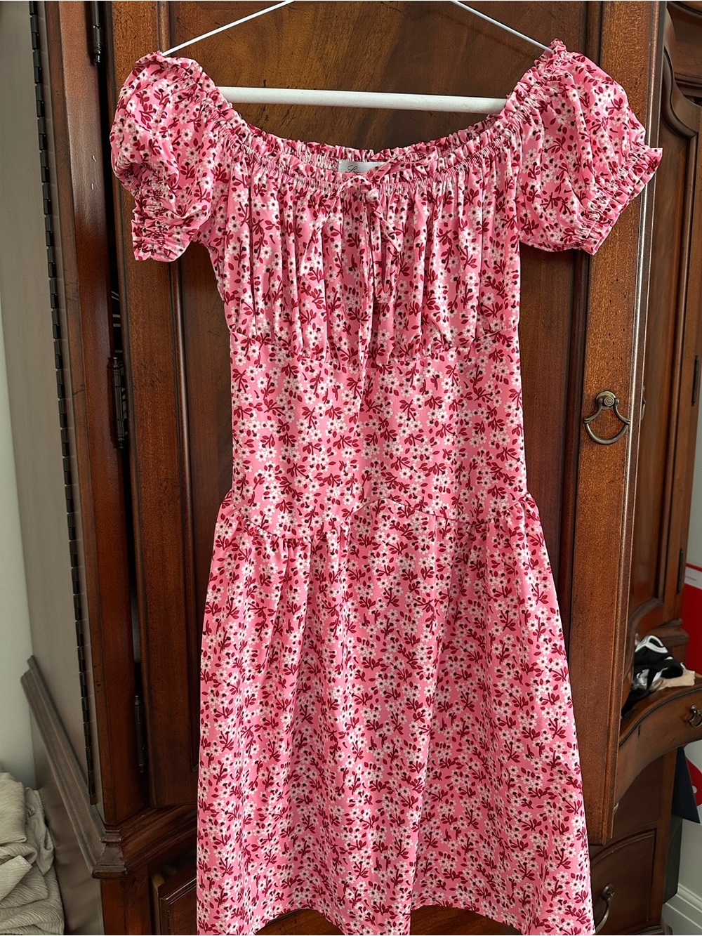 Floral Pink Summer Dress